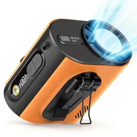 Friengood M376 Portable Wearable Waist Fan With Semiconductor Ice Cooler 10000mah Rechargeab