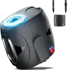 Fulsunt 313056038041 Portable Waist Fan Clip On Rechargeable 6000mah Wearable Cooling 6 Speed
