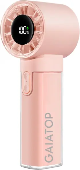 Bp1162 Gaiatop Portable Handheld Turbo Fan 1-100 Adjustable High Small Pink