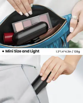 Fs08 Gaiatop Portable Hand Held Fan With Usb Rechargeable 2000mah Battery Foldable #2