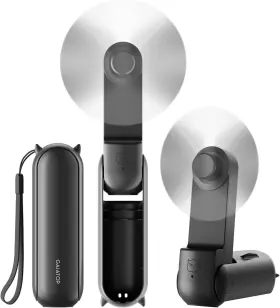 Fs08 Gaiatop Portable Hand Held Fan With Usb Rechargeable 2000mah Battery Foldable