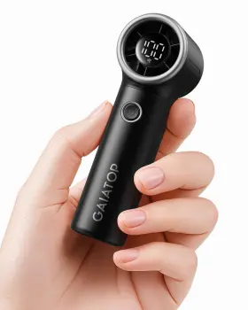 Hf-20 Gaiatop Mini Portable Handheld Fan 4000mah 15h Max Runtime Black
