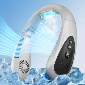 Fs04 Gaitir Neck Air Conditioner 5000mah Portable Fan With Semiconductor Cooling Ai