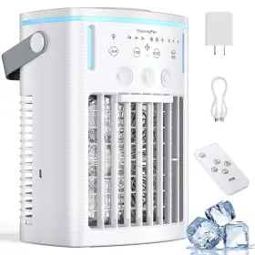Rgb007-1 Gamingboy Portable Air Conditioners 2025 Upgraded 4-in-1 Cooling Fan 1000ml Evaporative