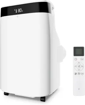0xj0o4pk-hs-kb6c Gaomon 10 000 Btu Portable Ac With Remote - Cools Rooms Up To 500 Sq. Ft