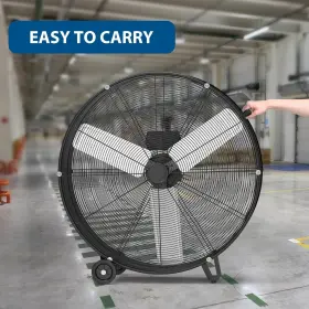 Gaomon 629831797059 Gravee Us 30 Inch Industrial Drum Fan 330w 3-speed Metal Warehouse Garage Patio