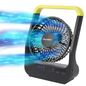 Gazeled 741663451173 Battery Powered Fan Super Long Lasting Fans For Camp