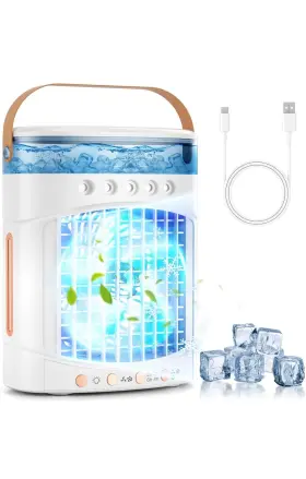 Rst-123 Gcobup Portable Air Conditioners 4-in-1 Cooler Fan With 700ml Tank 2
