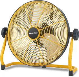 Cf1seb Geek Aire 12 Inch Portable Battery Operated Fan With Metal Blade 360 Vertical Tilt