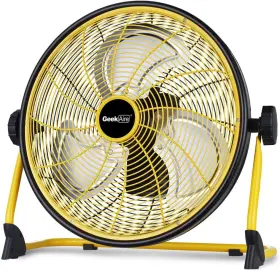 Gajp-cf1 Geek Aire Rechargeable Outdoor High Velocity Camping Floor Fan 16 Inch Portable Bat