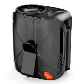 Strong-waistfan-black-02 Gehen Portable Waist Fan 6000mah Rechargeable Battery Operated Up To 31h Working T