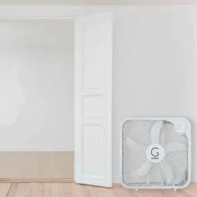 G20box Genesis 811691025841 20 Inch Box Fan 3 Settings Max Cooling Technology Carry Handle White G20box- #3