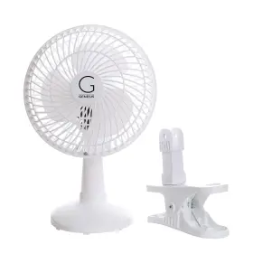 Genesis 811691027197 6-inch Clip Convertible Table-top And Fan Two Quiet Speeds - Ideal
