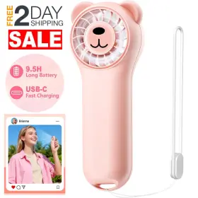 Gentsvip 712746897171 Ventilador Usb C Recargable Peque O De Mano Rosa Personal Para Mujer En Oferta