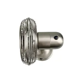 92512 Good Housekeeping 5 Inch Oscillating Desk Fan 1-speed Silver #3