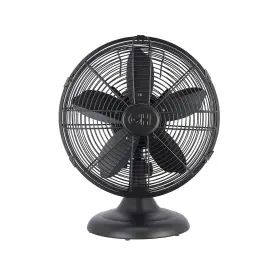 92603 Good Housekeeping Oscillating Desk Fan 3-speed Matte Black