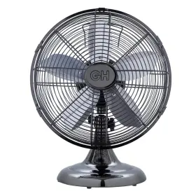 3-spee Good Housekeeping 92612x 92612 All-metal 12 Inch Retro Desk Office Table Fan With Wide Oscillation