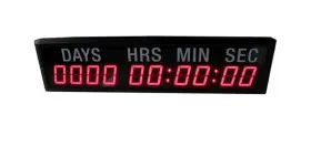 Goodreliish-2.310r Goodreliish 2.3-inch 10 Digits With Red Color Led Timer Countdown/up Wall Mounted Clock W