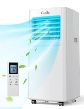 Pac003 Grelife Conditionersgrelife 8000btu 4 In 1 Ac Unit With Fandehumidifierpowerful Cooling
