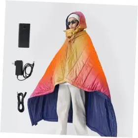 F2011dc Guangdong Foxsky Technology Co. Ltd Z-walk Pro 36w Heated Blanket Battery Operated Portable Rainbow