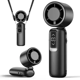 Ss-030 Guirngou Portable Handheld Turbo Fan 1-100 Gear Wind Battery Operated Up To 23 Work