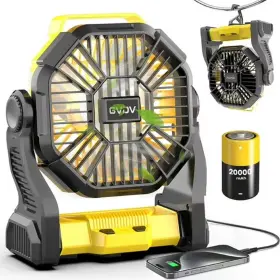 Gvdv 331698277193 Camping Fan With Led Lantern 20000mah Portable Battery Operated Outdoor