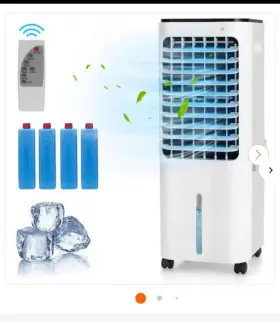R819365 Gymax Portable Air Conditioner 3-in-1 Evaporative Cooler/humidifier/ice Box