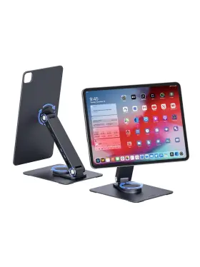 Ipc20-1h Hagibis Magnetic Ipad Stand With Usb C Docking Station 360 Rotatable Adju