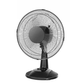 Hampton Bay 705353607547 12 Inch 3 Speed Portable Desk Fan In Black