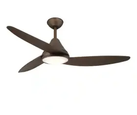 Sw23088 Hampton Bay Brigo 48 Inch Indoor/outdoor Flat Bronze Modern Ceiling Fan Witth Color Changing