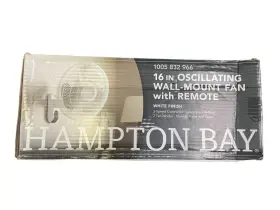 Wf-16ar Hampton Bay 16 Inch Indoor Wall Mount Fan With Remote