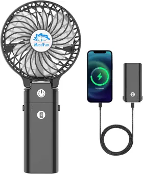 Handfan 744759632999 5200mah Portable Handheld Fan Personal Hand Held Usb Rechargeable