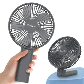 Handfan 972831623618 6 Inch Handheld Fan 4000mah Battery Operated Settings Personal Desktop