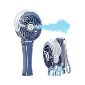 Hf318c Handfan Portable Misting Fan With 34ml Water Tank Handheld Personal Mister F
