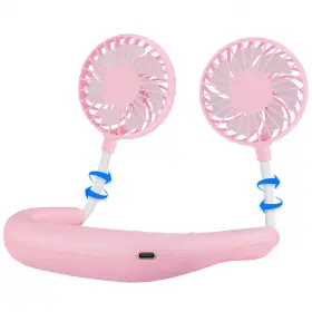 Lq-229 Haomaomao Rechargeable Neck Fan/portable Fan/usb 2500 Mah Battery Fan/hands-free Fan/do