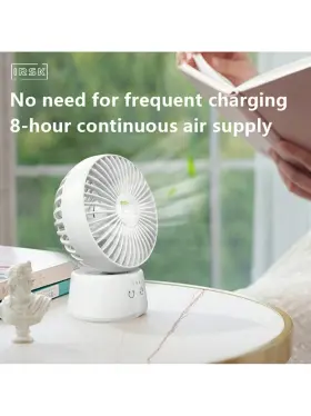 Hayda 629722883328 Usb Desktop Fan Portable Quiet 3 Speed Personal Adjustable Mini