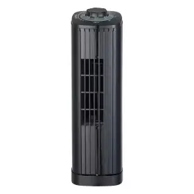 985118746m Hd F-7348bk 14 Inch Portable Ultra-slim Desktop Tower Fan In Black