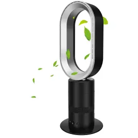 Healsmart 198401004717 27 Inch Bladeless Tower Fan With Timing Closure And Remote Control Low Noise