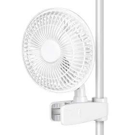 Healsmart 840166204597 Clip Fan 6-inch Grow Tent Monkey Wall Mount With Adjustable 90