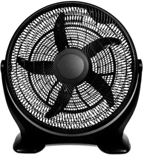 Healsmart 840166221266 20 Inch 3-speed Plastic Floor Fans Oscillating Quiet For Home Commercial Res
