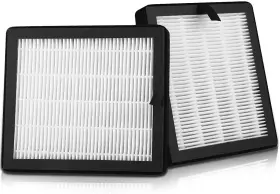 Healsmart 840166246030 2pk Air Purifier Hepa For Hifanxbladelesspur35gs Hifanxrepfillter01x2