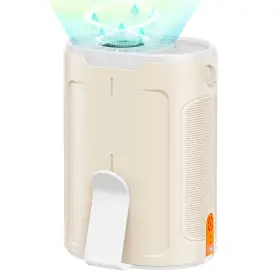 Heelkl 721545908759 Portable Rechargeable Neck Fan 4 Speeds 25h Battery Life - Champagne