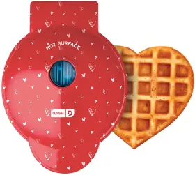 Dmwh100hp Hefty Mini Maker For Individual Waffles Hash Browns Keto Chaffles With Easy To Clean