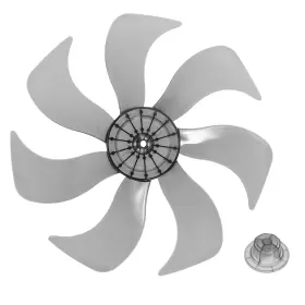 1247287c43ic Hemobllo 14 Inch Replacement Fan Blades For Table And Standing Pedestal Fans Universal