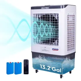 Hexago 810058283580 Swamp Cooler 7500 Cfm Evaporative Air With 3-speed Remote Control 2