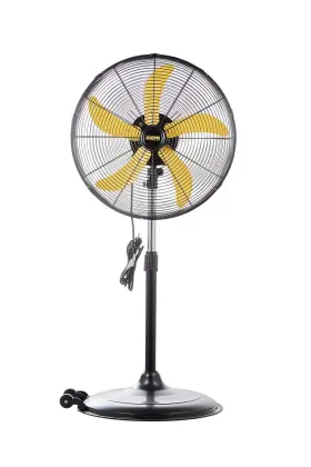 Hicfm 894192002548 5000 Cfm 20 Inch High Velocity Pedestal Oscillating Fan With Powerful 1/5 Mot