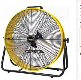 Fan-d24s Hicfm 8200 Cfm 24 Inch Portable High Velocity Drum Fan With Powerful 1/3 Hp Motor