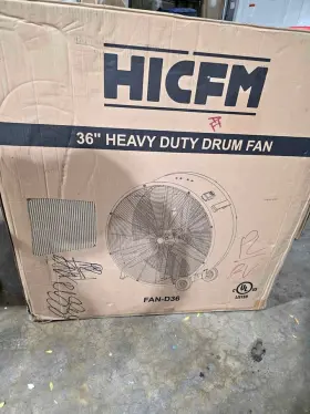 Sfdc1-900bf0 Hicfm Fan-d36 36 Inch Heavy Duty Drum Fan Item