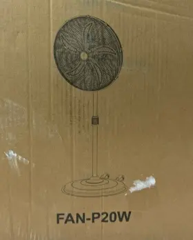 Fan-p20w Hicfm Pedestal Oscillating Fan 1 /5 Motor 5000 Cfm 20 Inch New