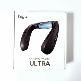 K029 Higo Cooling Master Ultra 2 In 1 Portable Rechargeable Neck Fan - Factory Sealed
